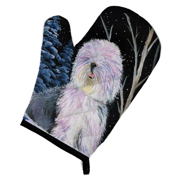 Carolines Treasures Starry Night Old English Sheepdog Oven Mitt SS8409OVMT